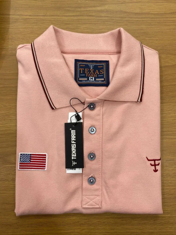 Camisa Gola Pollo Feminina Texas Farm