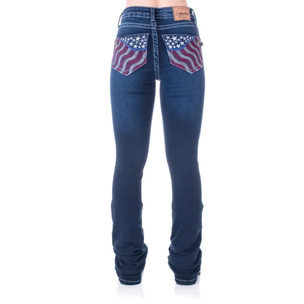 CALÇA JEANS FEMININA TEXAS FARM - AMERICAN - Imagem 4
