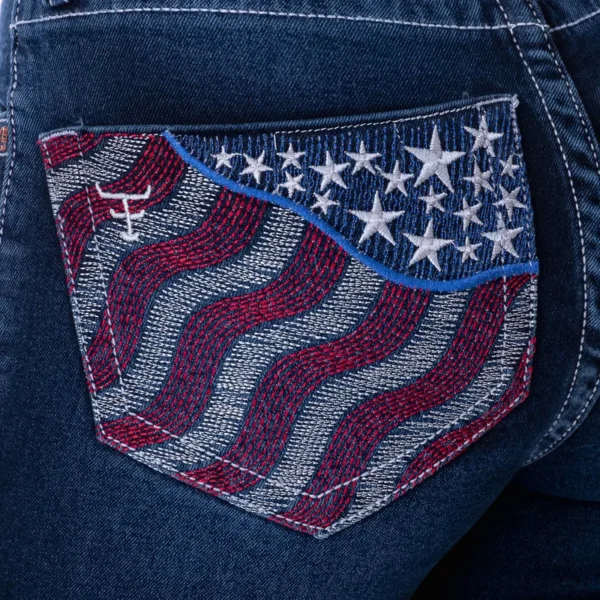 CALÇA JEANS FEMININA TEXAS FARM - AMERICAN - Imagem 5