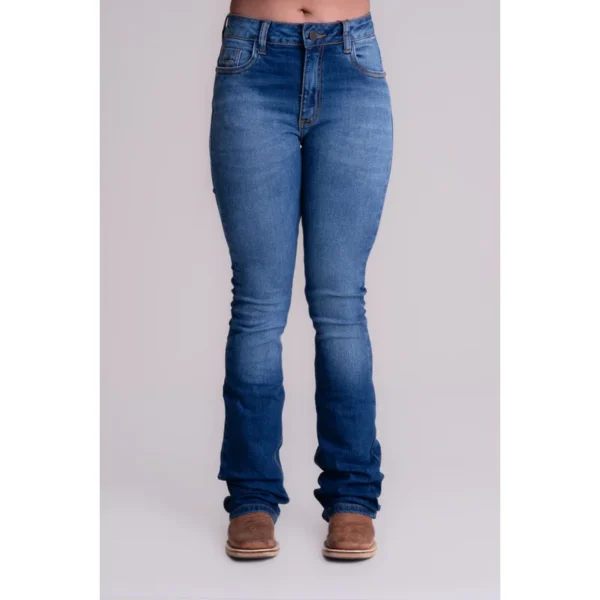 CALCA JEANS FEMININA TEXAS FARM - DAILY BASIC - Imagem 2