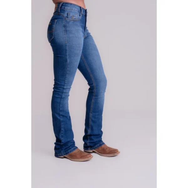 CALCA JEANS FEMININA TEXAS FARM - DAILY BASIC - Imagem 5