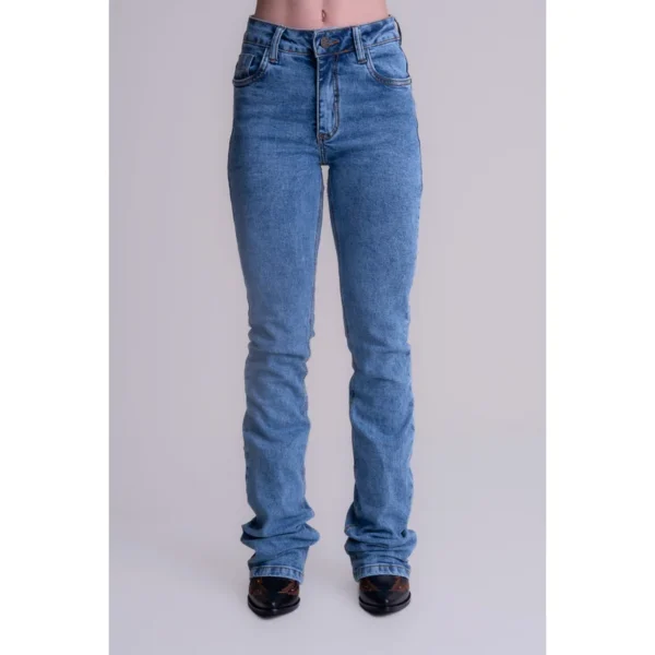 CALCA JEANS FEMININA TEXAS FARM - MARBLE BASIC