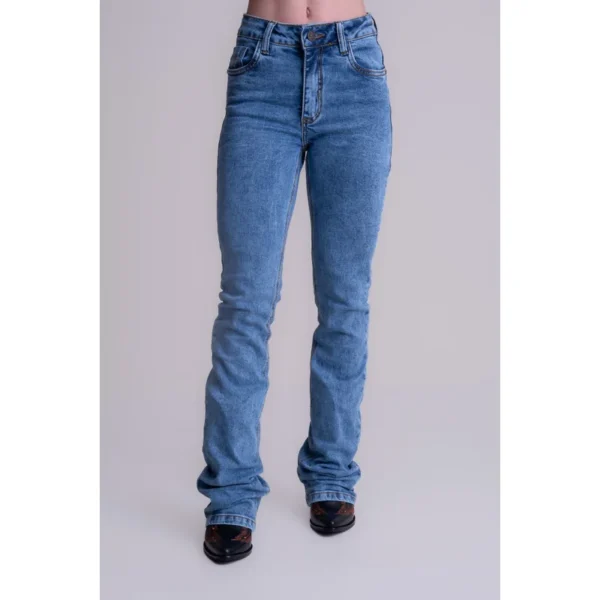 CALCA JEANS FEMININA TEXAS FARM - MARBLE BASIC - Imagem 6