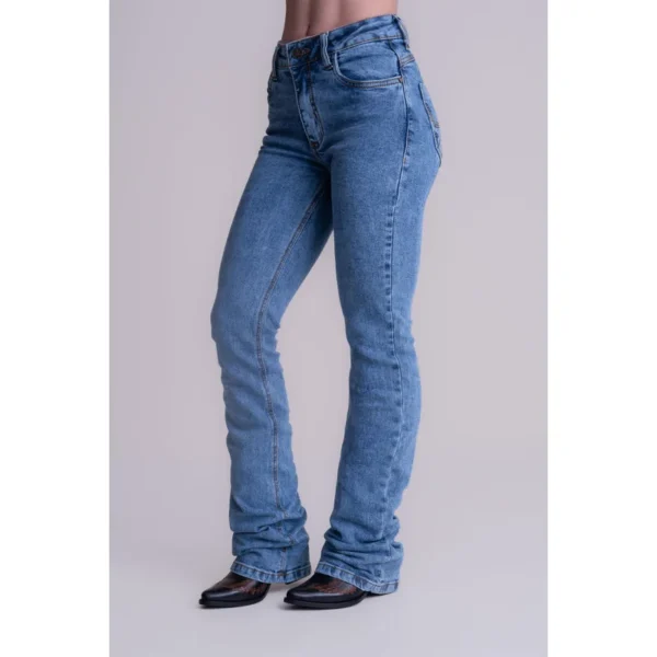 CALCA JEANS FEMININA TEXAS FARM - MARBLE BASIC - Imagem 5