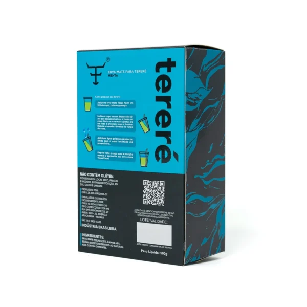 ERVA MATE TERERE TEXAS FARM - TE002 - 500G - MENTA - Imagem 3