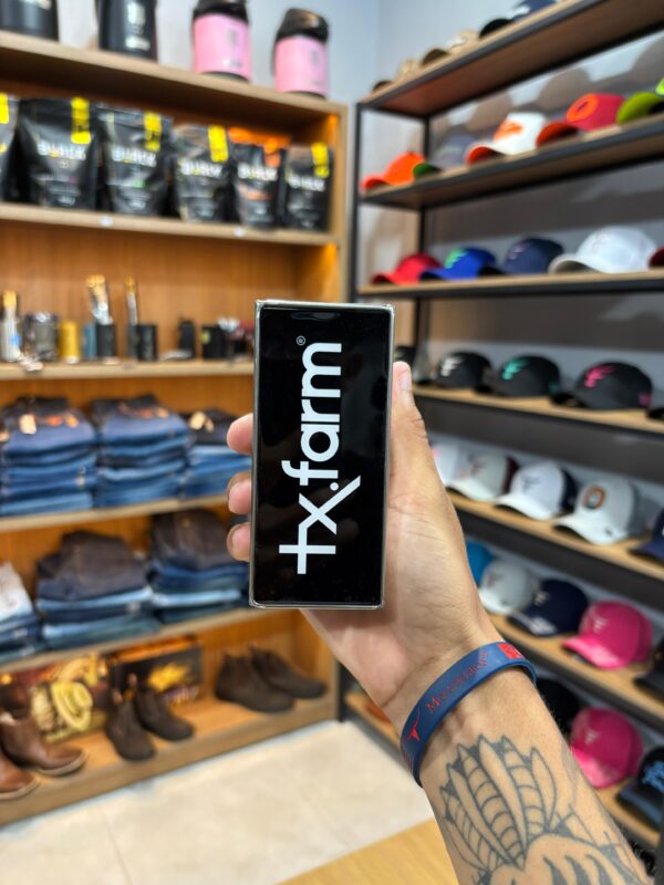 Copo Inox Quadrado Preto - Texas Farm