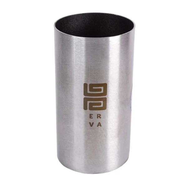 Black Erva - Copo Inox e Preto Redondo
