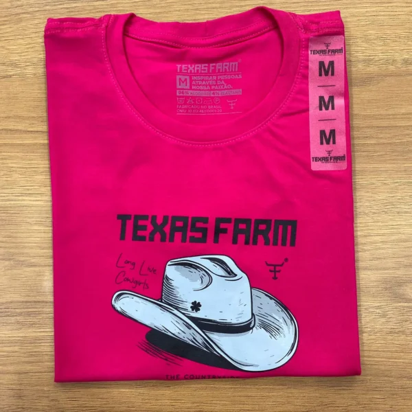 T.shirt Feminina Texas Farm (Estampas Variadas)