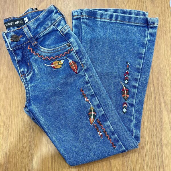 CALÇA JEANS FEMININA INFANTIL TEXAS FARM - VITALITY