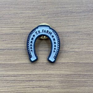 PIN METAL ESMALTADO  FERRADURA
