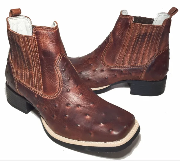 BOTAS TEXANA COURO DE AVESTRUZ