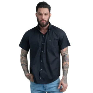 CAMISA MASCULINA MANGA CURTA TEXAS FARM