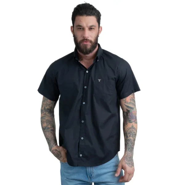 CAMISA MASCULINA MANGA CURTA TEXAS FARM