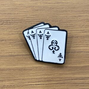 PIN METAL ESMALTADO  TEXAS FARM CARTAS
