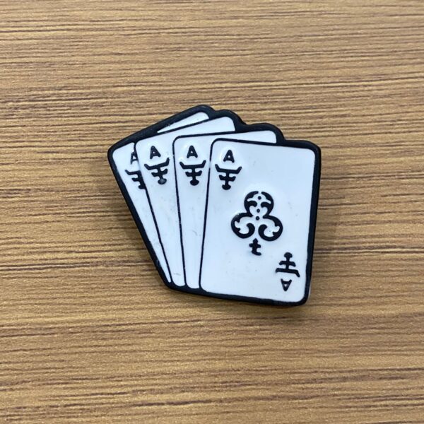 PIN METAL ESMALTADO  TEXAS FARM CARTAS