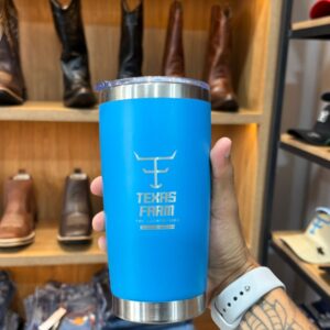 COPO TÉRMICO TEXAS FARM ACRÍLICO-AZUL CLARO