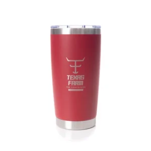 COPO TÉRMICO TEXAS FARM ACRÍLICO-VERMELHO