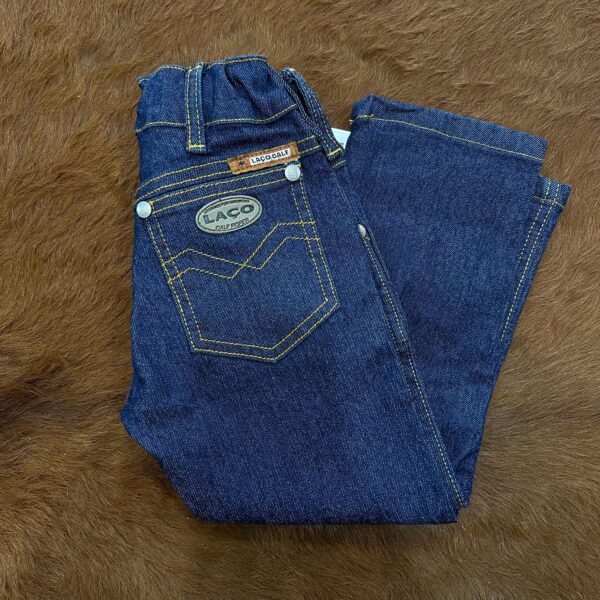 CALÇA JEANS DA LAÇO-INFANTIL